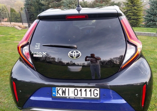 Toyota Aygo X cena 74900 przebieg: 3100, rok produkcji 2022 z Wieliczka małe 277